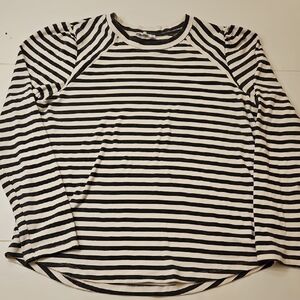 Staccato Monochrome Striped Top